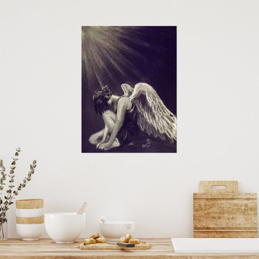 Poster Angel tombé - Ébauche 2 (Cuisine)