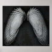 Poster Angel Wings BW (Devant)