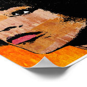 POSTER ANGELA DAVIS (COULEUR) (Coin)