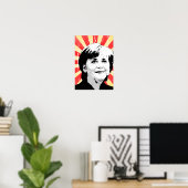 Poster Angela Merkel (Bureau à domicile)