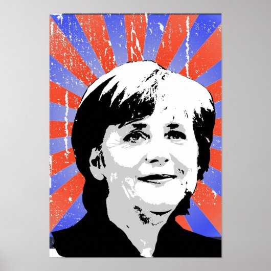Poster Angela Merkel (Devant)