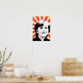 Poster Angela Merkel (Cuisine)