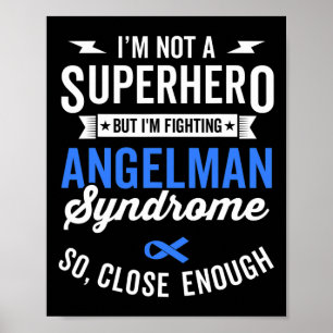Poster Angelman Syndrome Guerrier Survivant Sensibilisati
