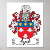 Poster Angelo Family Crest (Devant)