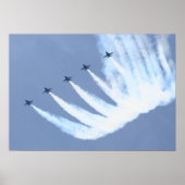 Poster Angels bleus FA-18 (Devant)