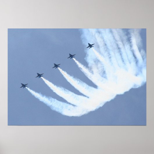 Poster Angels bleus FA-18 (Devant)