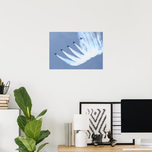 Poster Angels bleus FA-18 (Bureau à domicile)