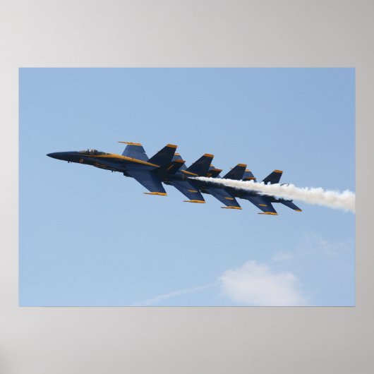 Poster Angels bleus FA-18 (Devant)