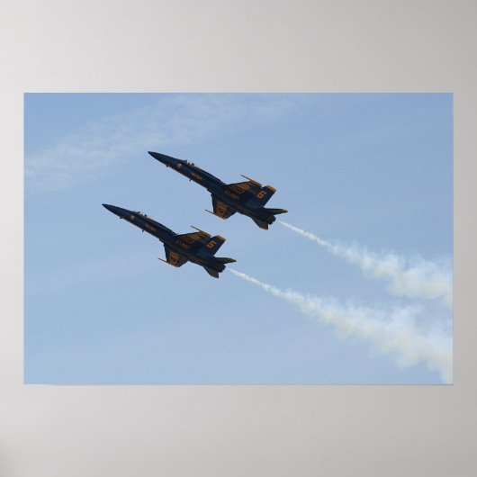 Poster Angels bleus FA-18 (Devant)