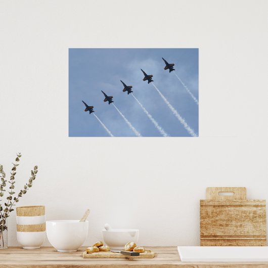 Poster Angels bleus FA-18 (Cuisine)