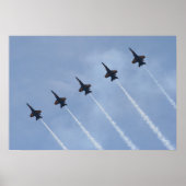 Poster Angels bleus FA-18 (Devant)