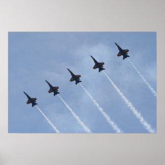 Poster Angels bleus FA-18