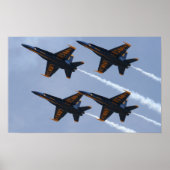 Poster Angels bleus FA-18 (Devant)