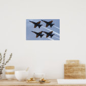 Poster Angels bleus FA-18 (Cuisine)