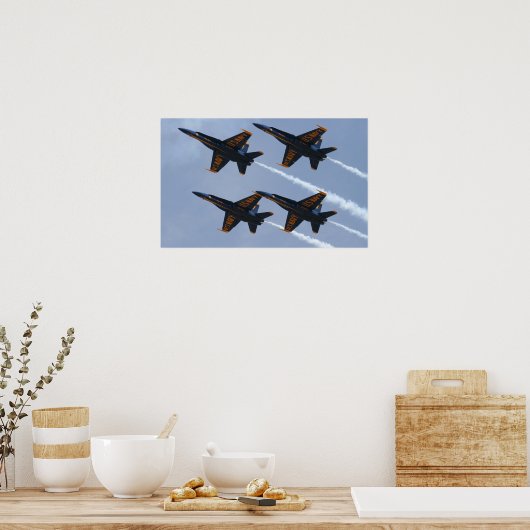 Poster Angels bleus FA-18 (Cuisine)