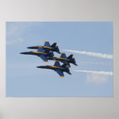 Poster Angels bleus FA-18 (Devant)