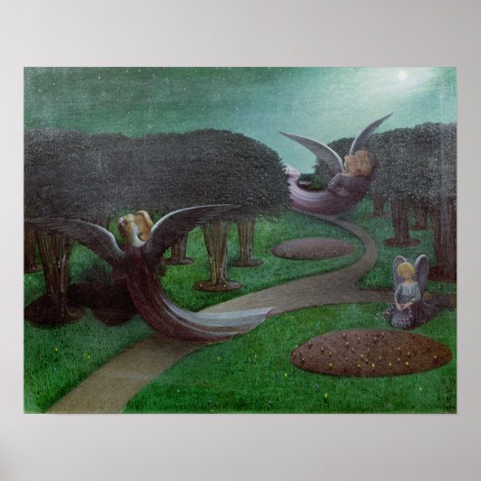 Poster Angels dans la nuit, 1896 (Devant)