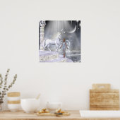 Poster Angels Fae Unicornes Imprimer (Cuisine)
