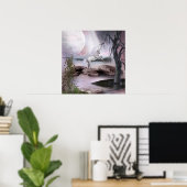 Poster Angels Fae Unicornes Imprimer (Bureau à domicile)