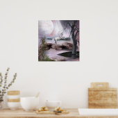 Poster Angels Fae Unicornes Imprimer (Cuisine)