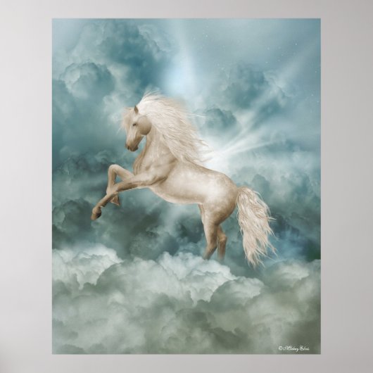 Poster Angels Fae Unicorns Print (Devant)