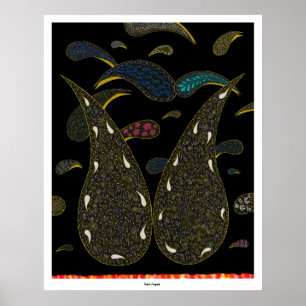 Poster Angels foncés - Imprimer