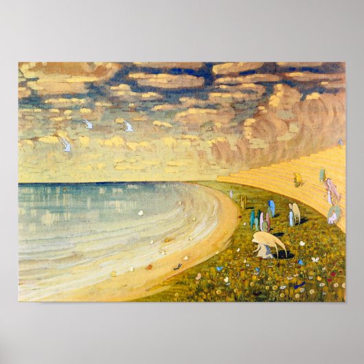 Poster Angels (Paradis) | Mikalojus Ciurlionis | (Devant)