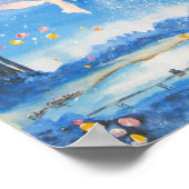 Poster Angels Psalm 91 Aquarelle (Coin)