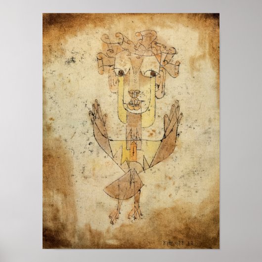 Poster Angelus Novus par Paul Klee (Devant)
