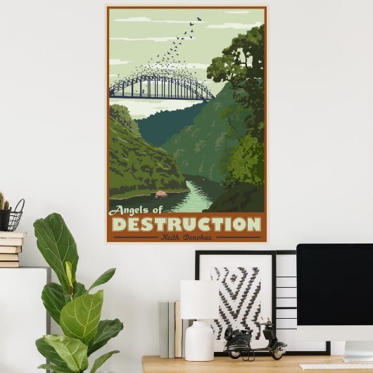 Poster Anges de destruction (Bureau à domicile)