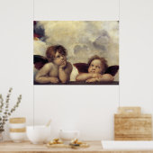 Poster Anges de Raphaël (Cuisine)