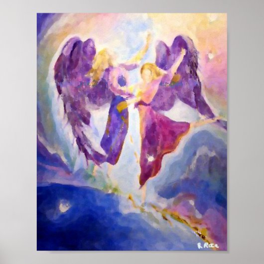 Poster Anges des cieux Huiles (Devant)