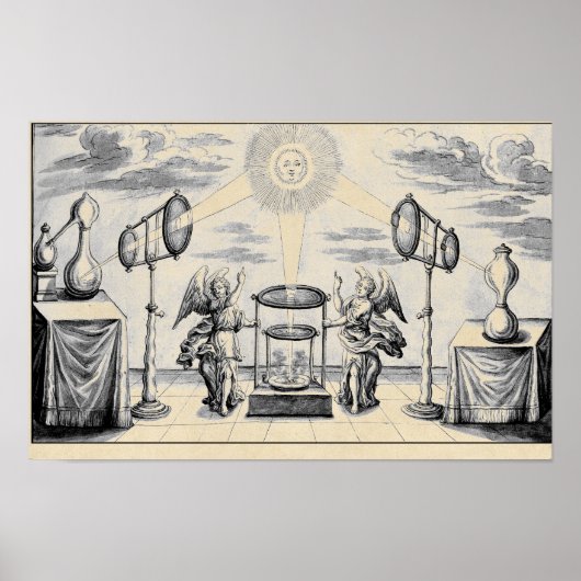 Poster Anges divins de l'alchimie (Devant)