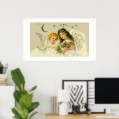 Poster Anges et saints (Bureau à domicile)