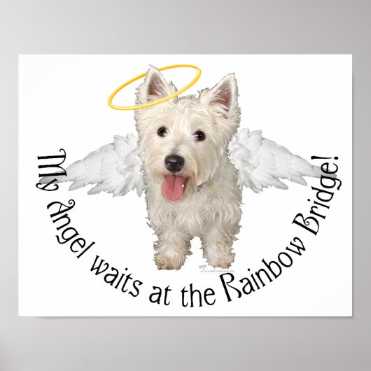 Poster Anges gardiens Westie (Devant)