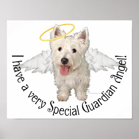 Poster Anges gardiens Westie (Devant)