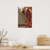 Poster ANGES JOUANT DE LA MUSIQUE, détail (Cuisine)