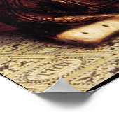 Poster ANGES JOUER MUSIQUE, détails (Coin)