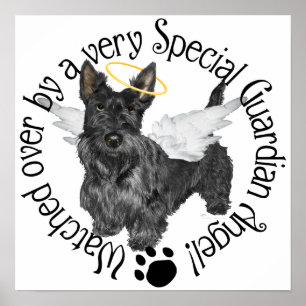 Poster Anges Scottish Terrier