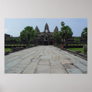 Poster Angkor Vat dans Siem Reap, Cambodge