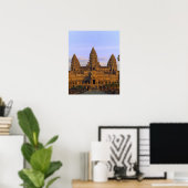 Poster Angkor Wat, Cambodge (Bureau à domicile)