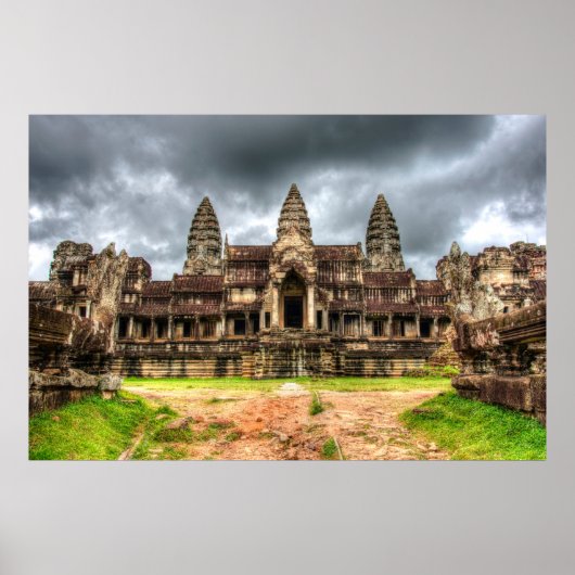 Poster Angkor Wat Cambodge (Devant)