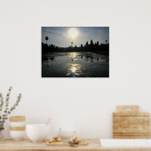 Poster Angkor Wat Cambodia Morning Silhouette Imprimer (Cuisine)