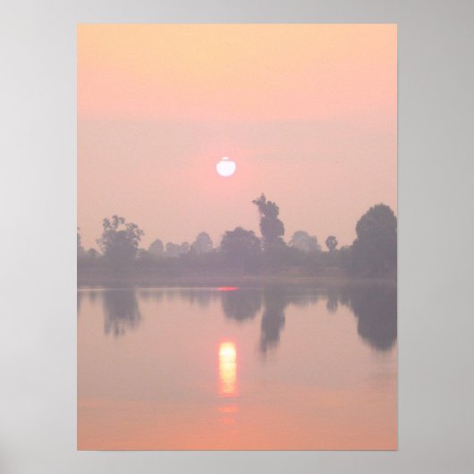 Poster "Angkor Wat Sunset" (Devant)