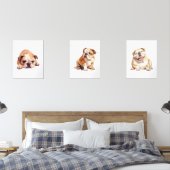 Poster anglais Bulldog Wall Art, Bulldog (Chambre à coucher)