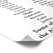 Poster Anglais Seulement Aux États-Unis (Coin)