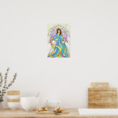 Poster Angle en verre tendu (Cuisine)
