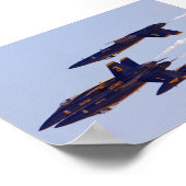 Poster Angles bleus (Coin)