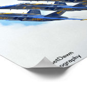 Poster Angles bleus (Coin)