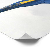 Poster Angles bleus 2 (Coin)